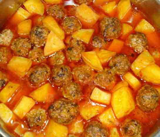 Kfteli Sulu Patates