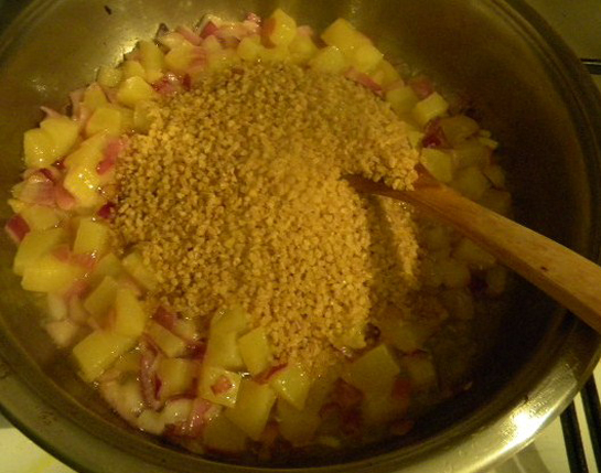 Patatesli Bulgur Pilav